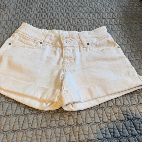 Hudson Jeans White Denim Shorts Croxley Size 25 - Picture 3 of 9